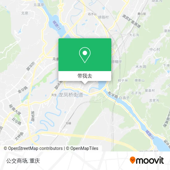 公交商场地图