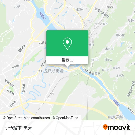 小伍超市地图