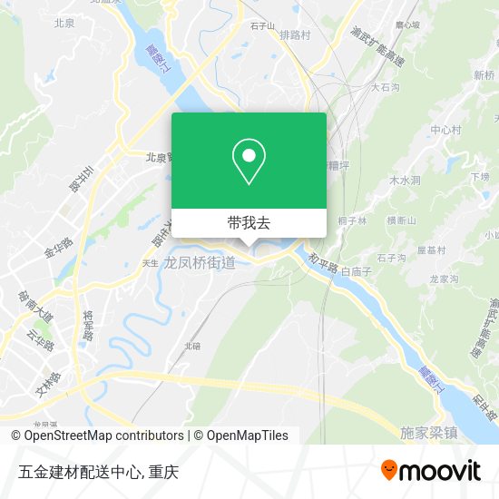 五金建材配送中心地图
