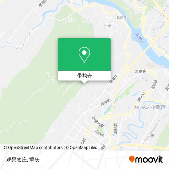 观景农庄地图