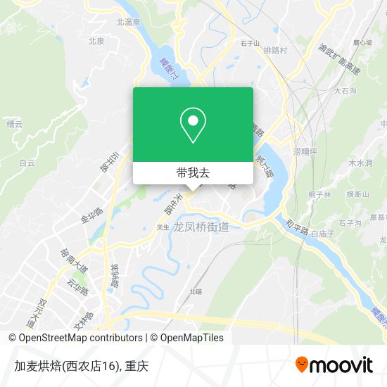 加麦烘焙(西农店16)地图