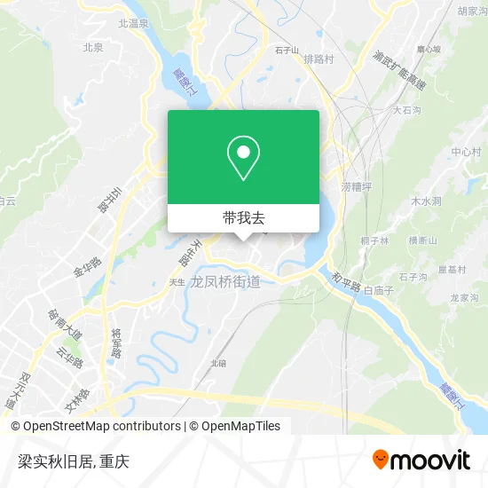 梁实秋旧居地图