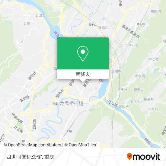 四世同堂纪念馆地图