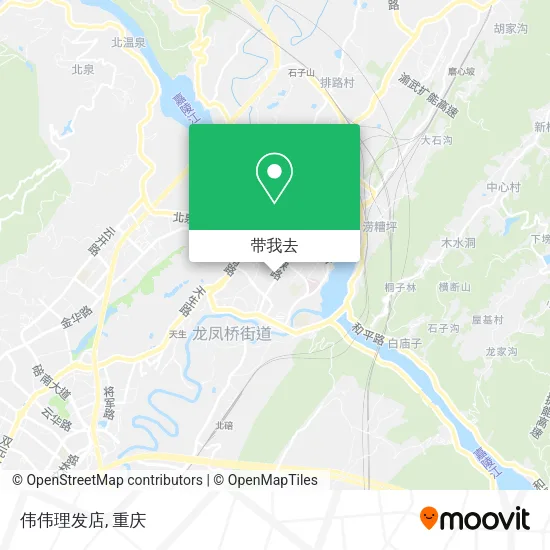伟伟理发店地图