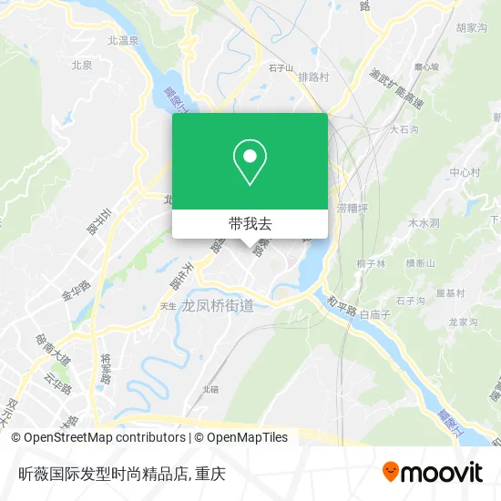 昕薇国际发型时尚精品店地图