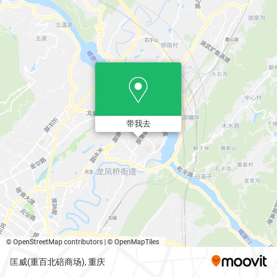 匡威(重百北碚商场)地图