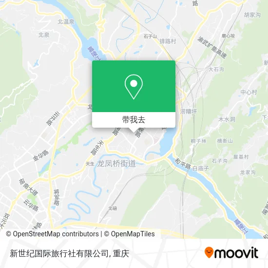 新世纪国际旅行社有限公司地图