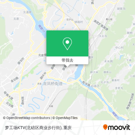 梦工场KTV(北碚区商业步行街)地图