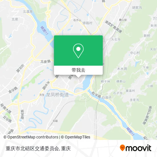 重庆市北碚区交通委员会地图
