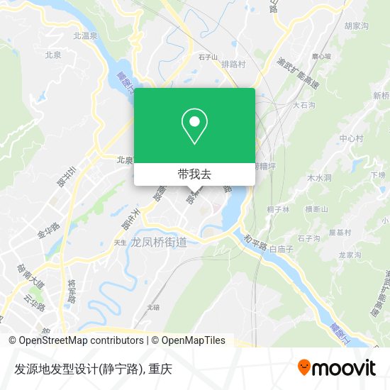 发源地发型设计(静宁路)地图