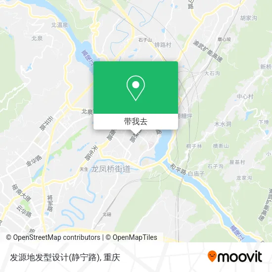 发源地发型设计(静宁路)地图