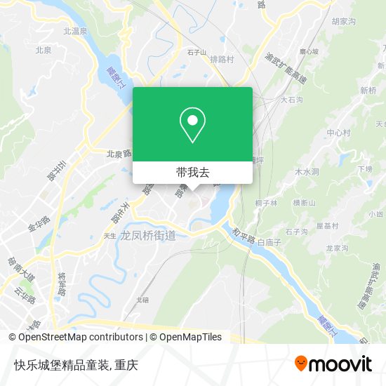 快乐城堡精品童装地图
