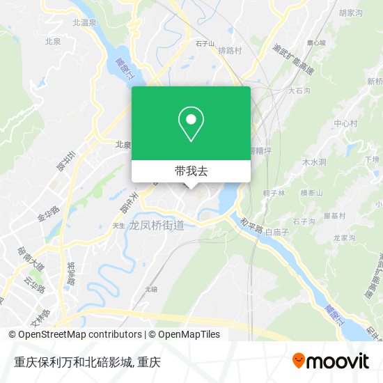重庆保利万和北碚影城地图