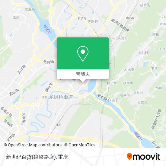 新世纪百货(碚峡路店)地图