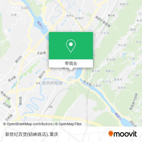 新世纪百货(碚峡路店)地图