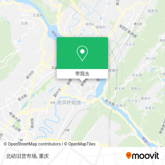 北碚旧货市场地图
