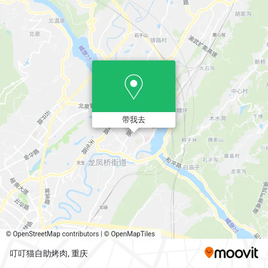 叮叮猫自助烤肉地图