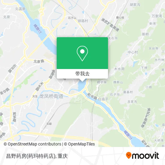 昌野药房(药玛特药店)地图