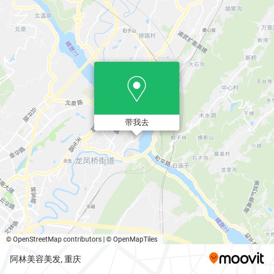 阿林美容美发地图