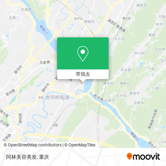 阿林美容美发地图