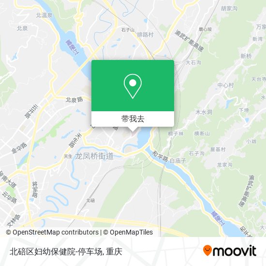北碚区妇幼保健院-停车场地图