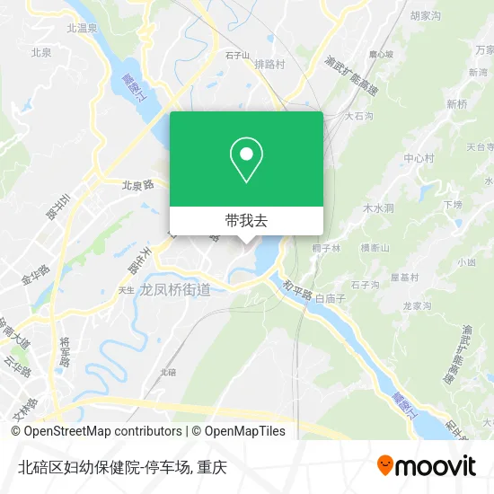 北碚区妇幼保健院-停车场地图
