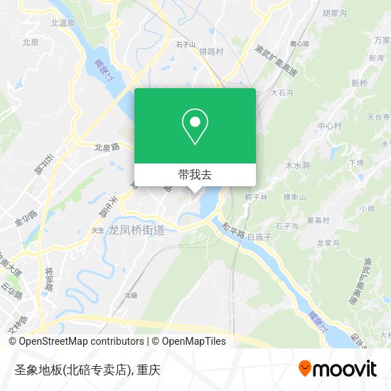 圣象地板(北碚专卖店)地图