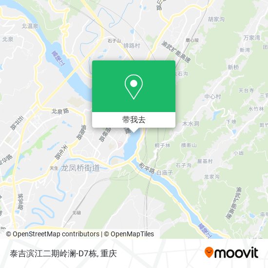 泰吉滨江二期岭澜-D7栋地图