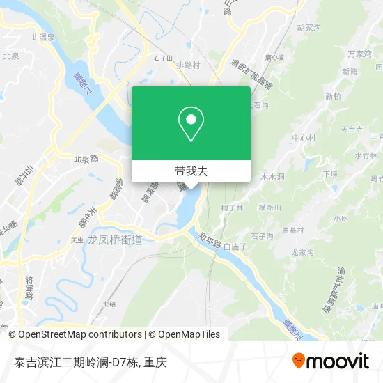 泰吉滨江二期岭澜-D7栋地图