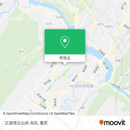 正源缙云山水-东区地图