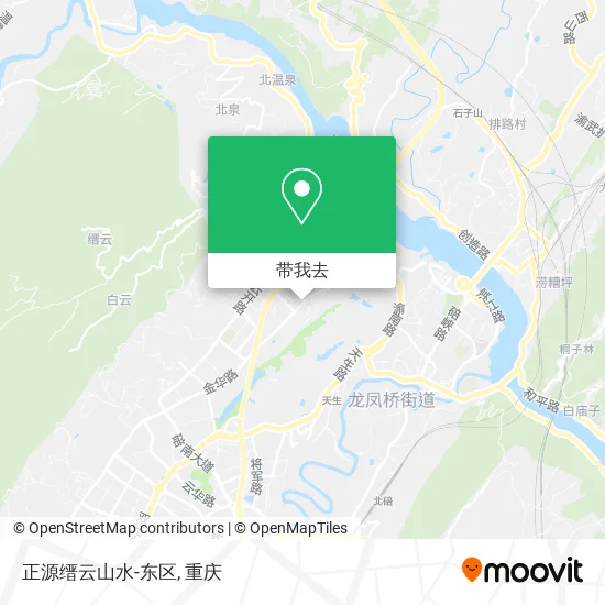 正源缙云山水-东区地图