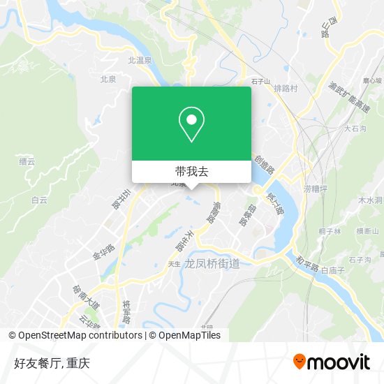 好友餐厅地图