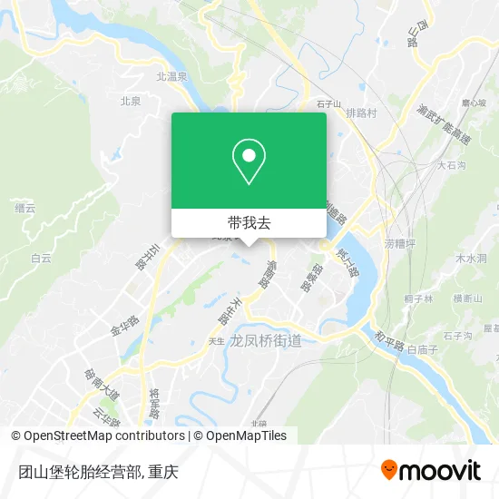 团山堡轮胎经营部地图