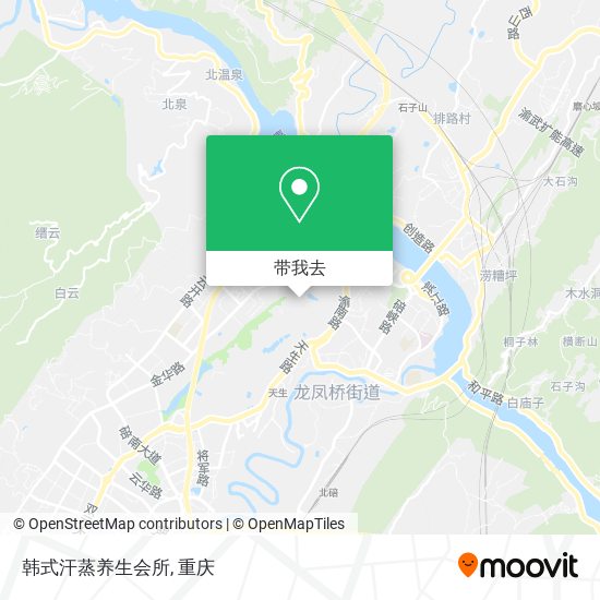 韩式汗蒸养生会所地图