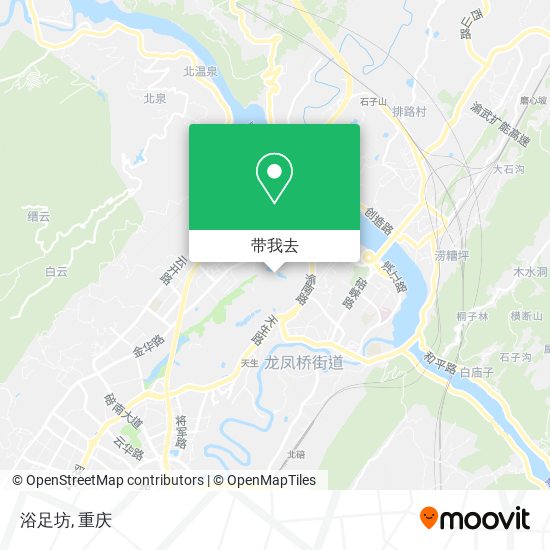 浴足坊地图