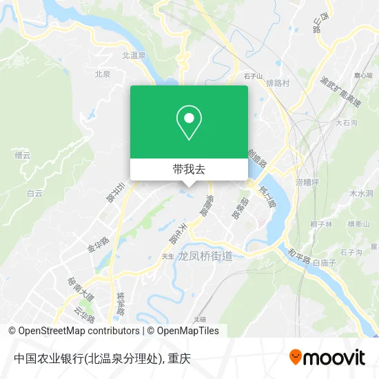 中国农业银行(北温泉分理处)地图