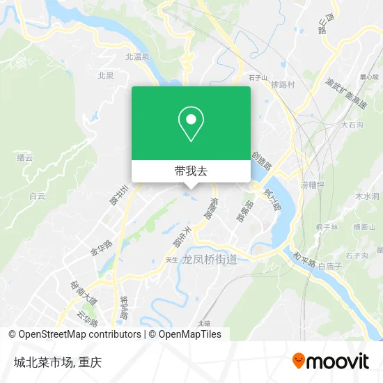 城北菜市场地图