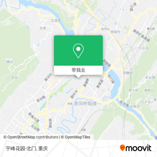 宇峰花园-北门地图