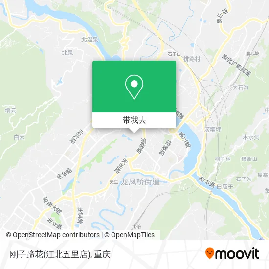 刚子蹄花(江北五里店)地图