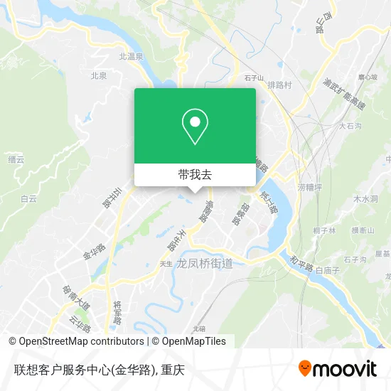 联想客户服务中心(金华路)地图