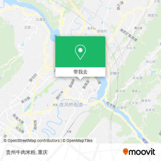 贵州牛肉米粉地图
