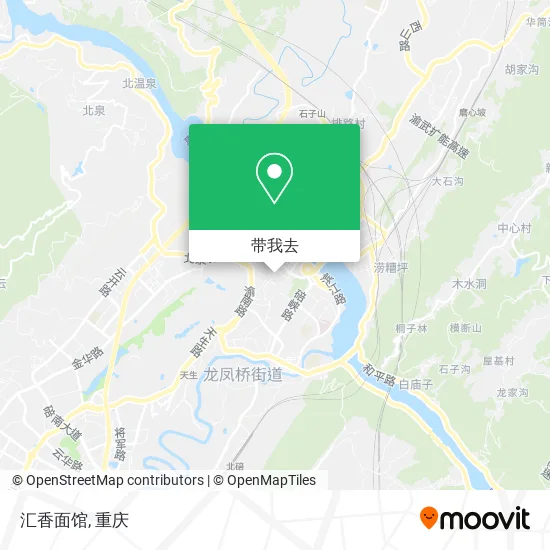 汇香面馆地图