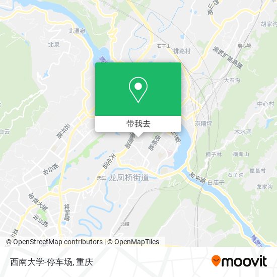 西南大学-停车场地图