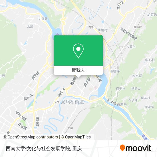 西南大学-文化与社会发展学院地图