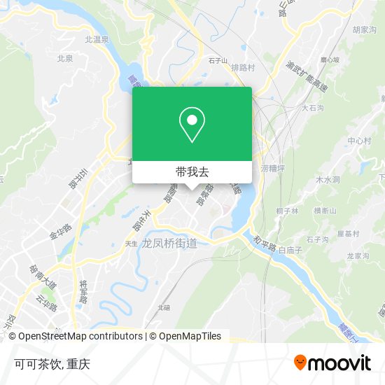 可可茶饮地图
