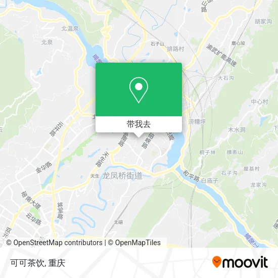 可可茶饮地图