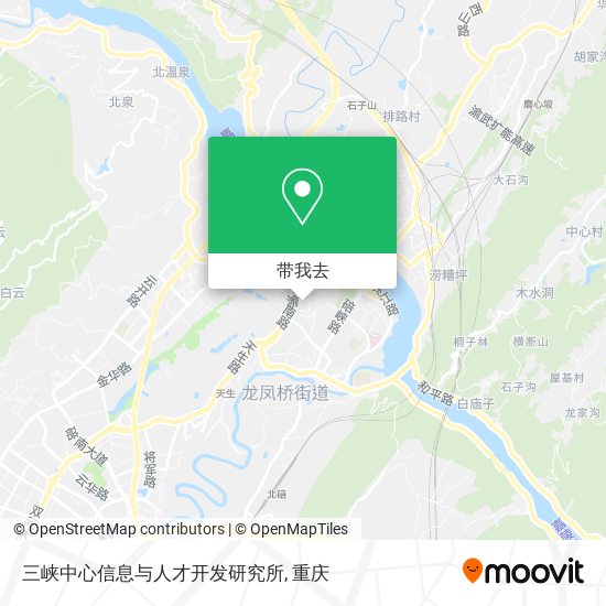 三峡中心信息与人才开发研究所地图