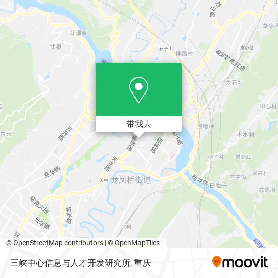 三峡中心信息与人才开发研究所地图