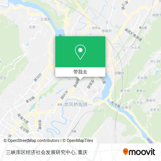 三峡库区经济社会发展研究中心地图