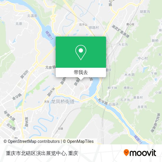 重庆市北碚区演出展览中心地图